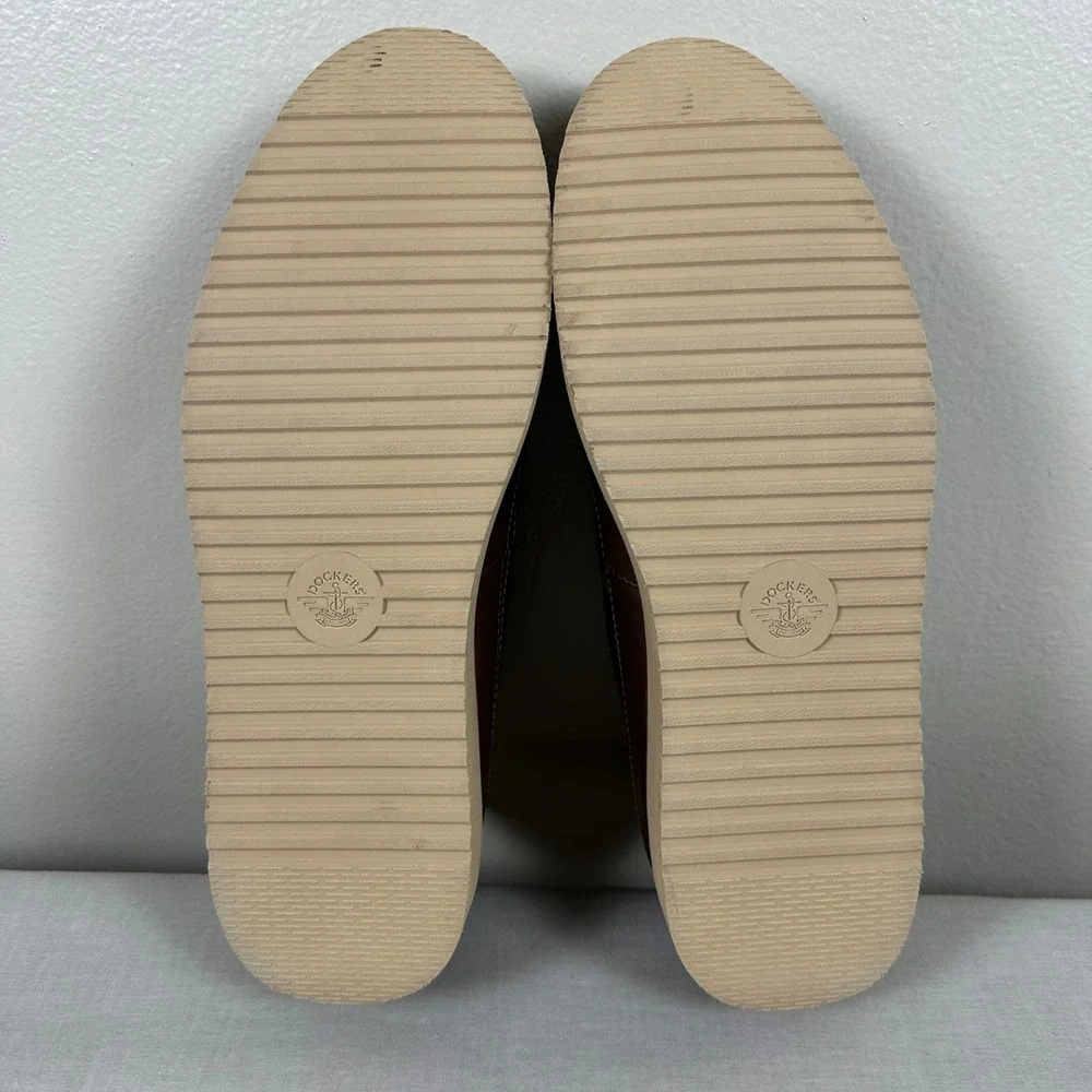 Dockers Men's 12 Calgary Chukka Boots Taupe‎ Brown Moc Toe Supreme Comfort NEW